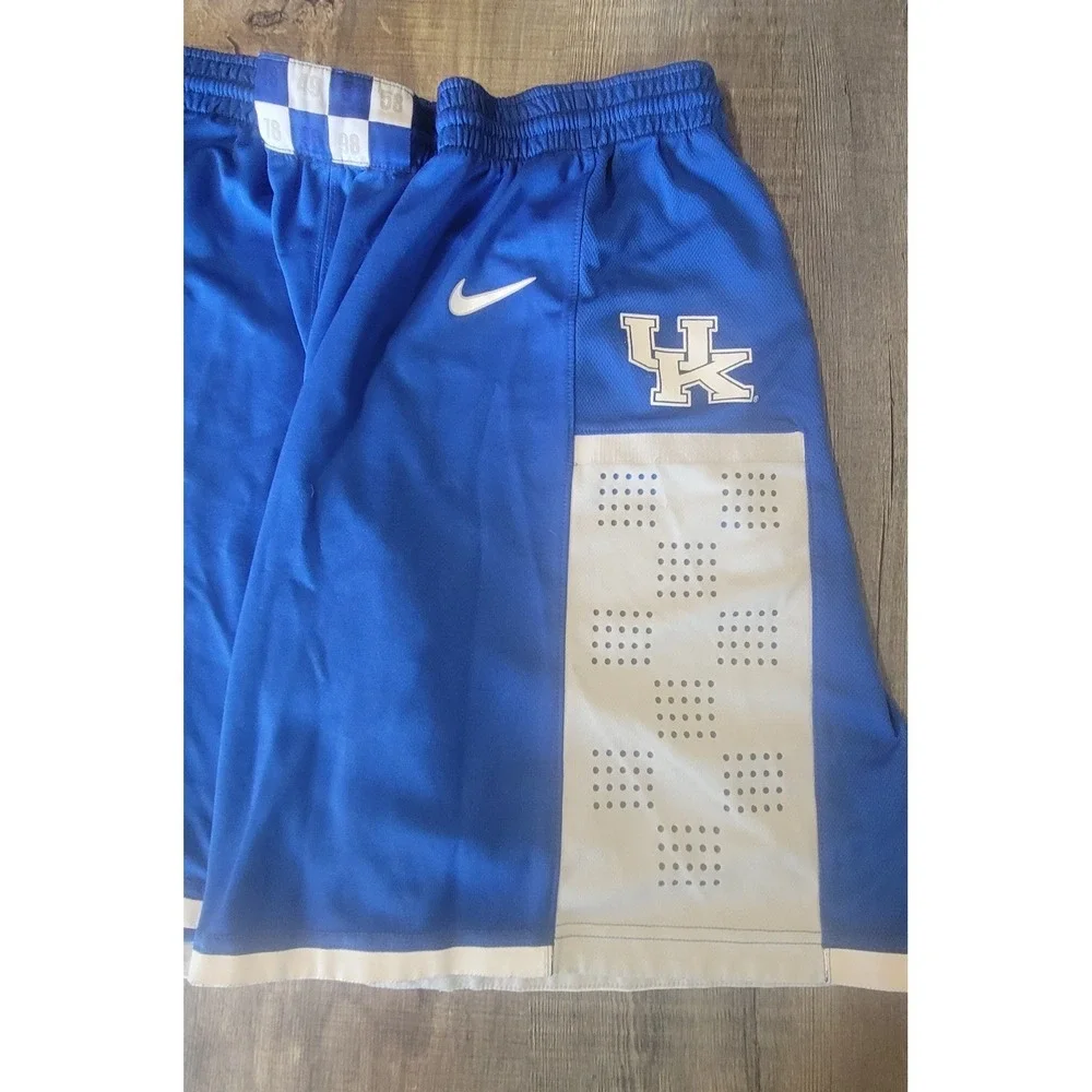 UK Kentucky Wildcats Nike Dri-Fit Authentic Mesh Basketball Shorts Men's XL NCAA